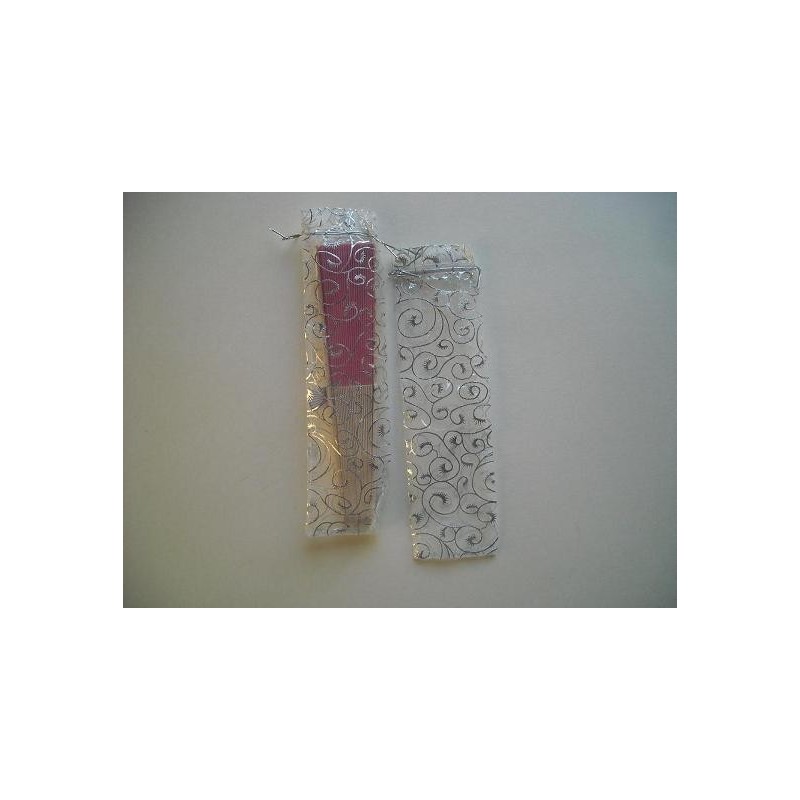 Bolsita organza plata