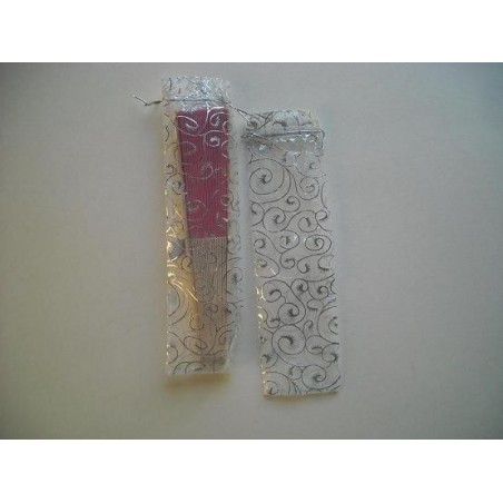 Bolsita organza plata