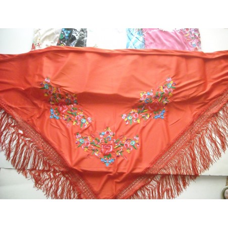 manton 70x160 cms flores
