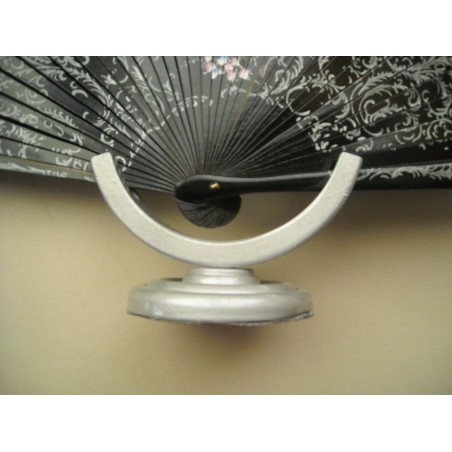soporte abanico plata