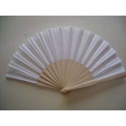 abanicos blancos